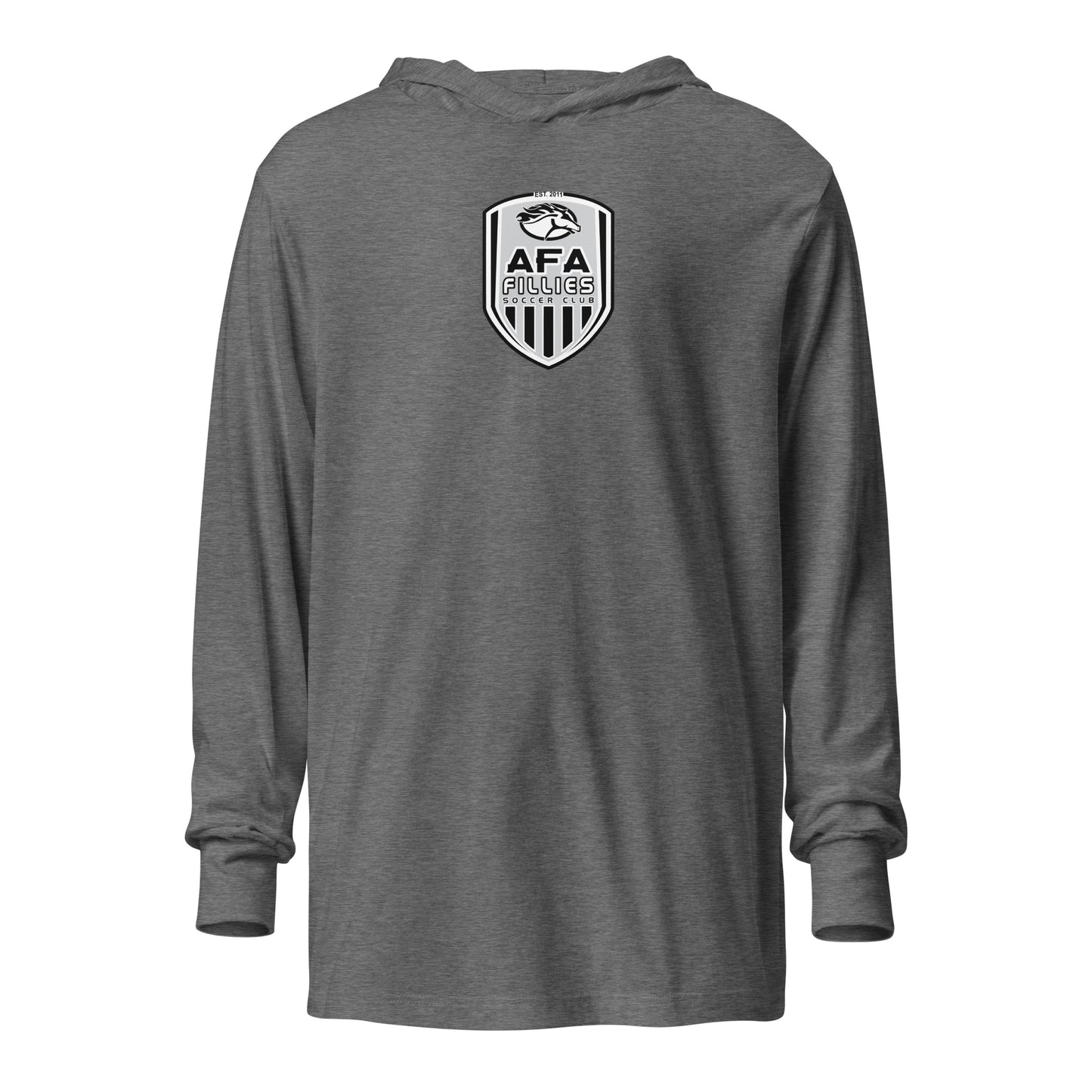 AFA Fillies Shield Hooded long-sleeve tee