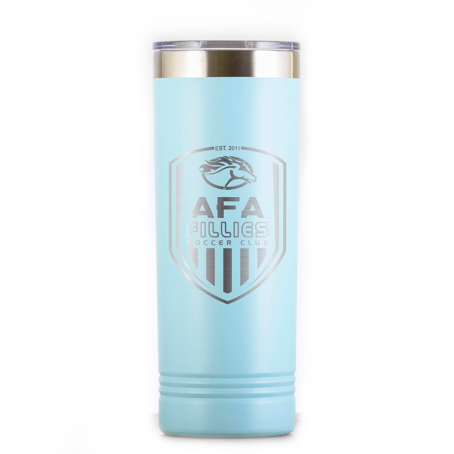 AFA Fillies 22oz Laser Engraved Skinny Tumbler