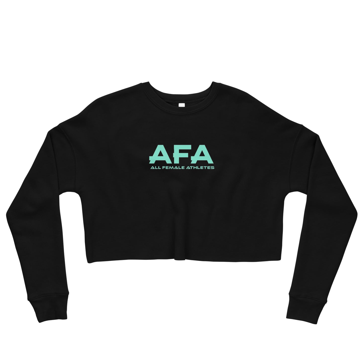 Light Green AFA Fillies Crop Sweatshirt