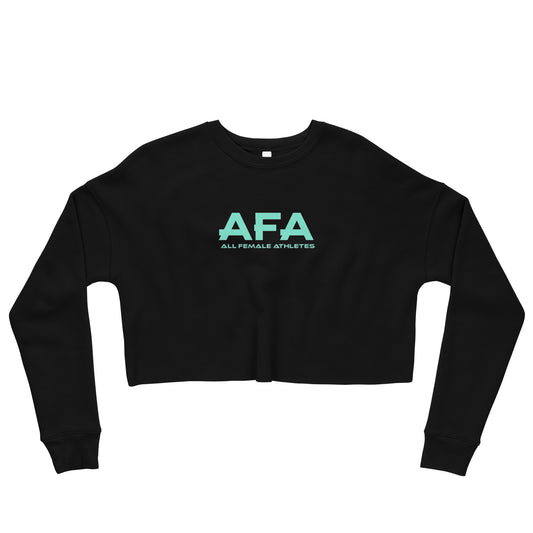 Light Green AFA Fillies Crop Sweatshirt