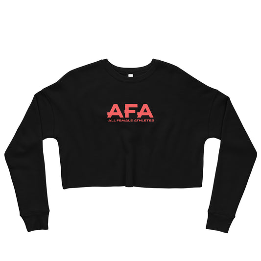 Red AFA Fillies Crop Sweatshirt