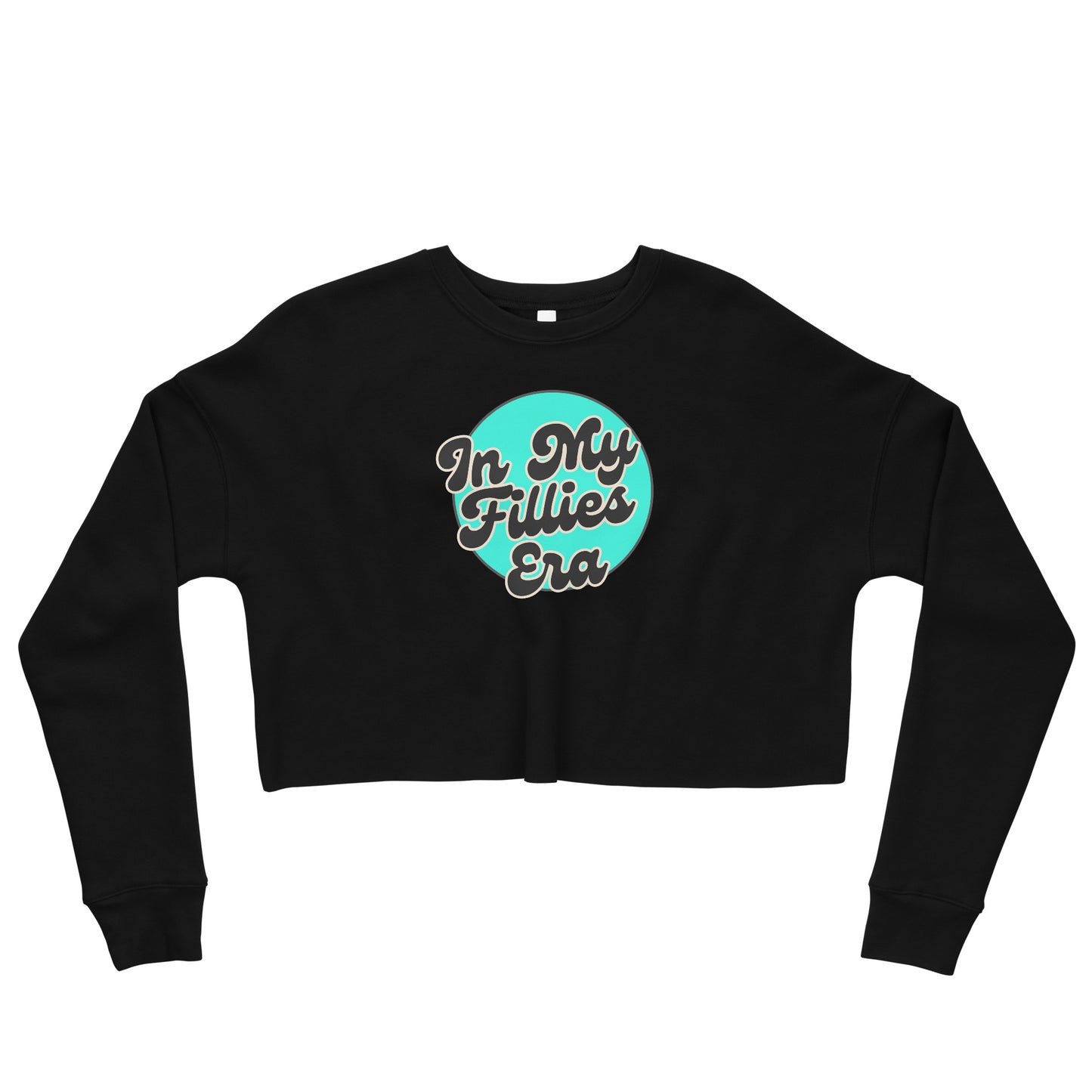 Light Green In My Fillies Era Crop Sweatshirt