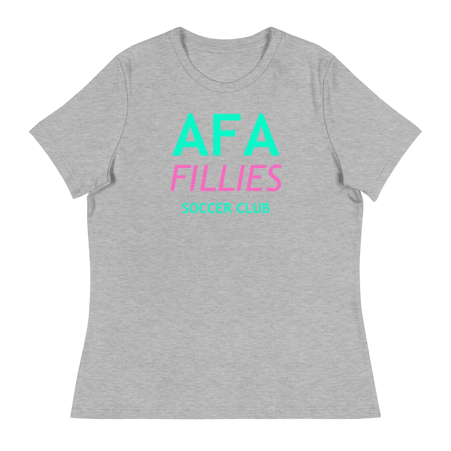 Light Green/Pink AFA Women's Relaxed T-Shirt