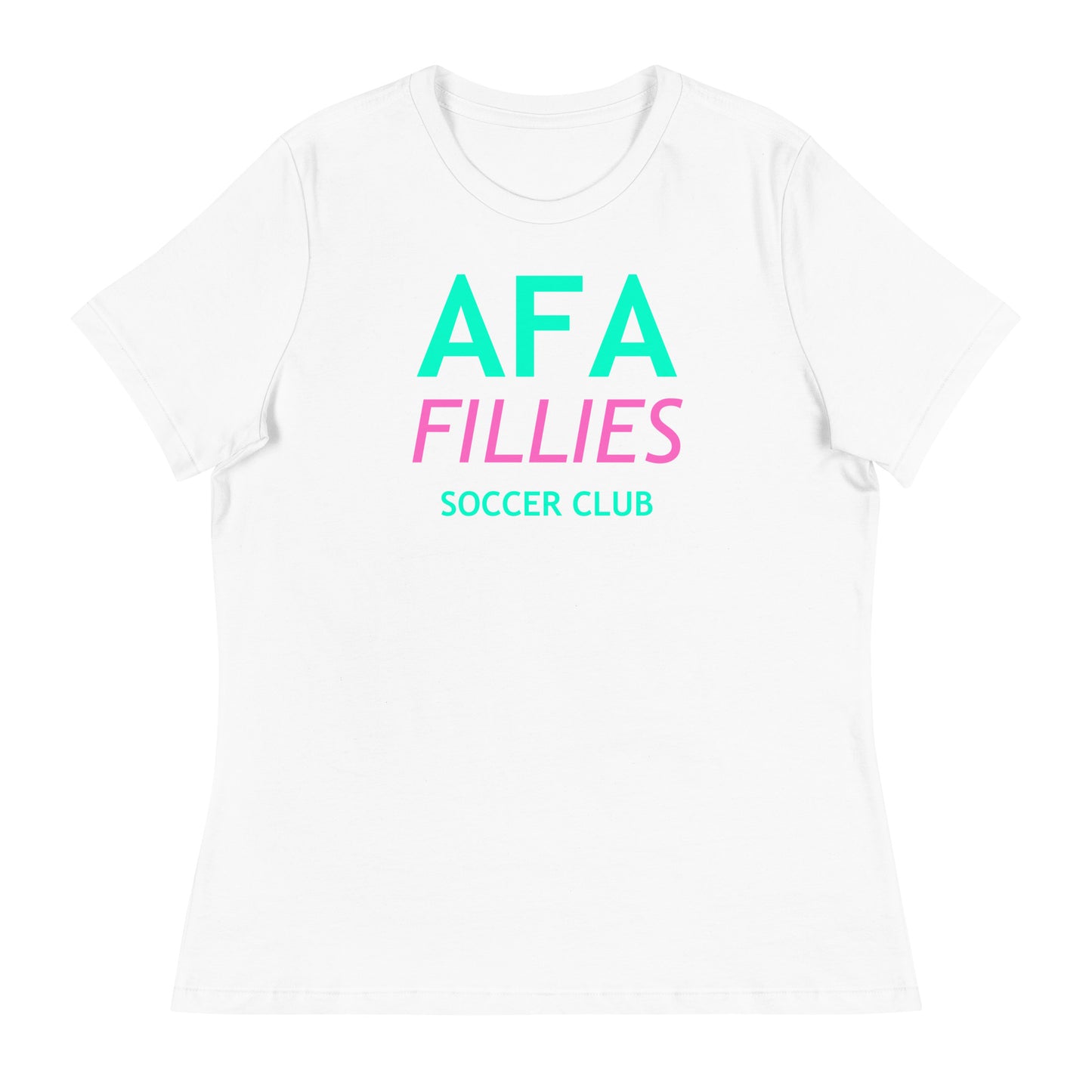 Light Green/Pink AFA Women's Relaxed T-Shirt