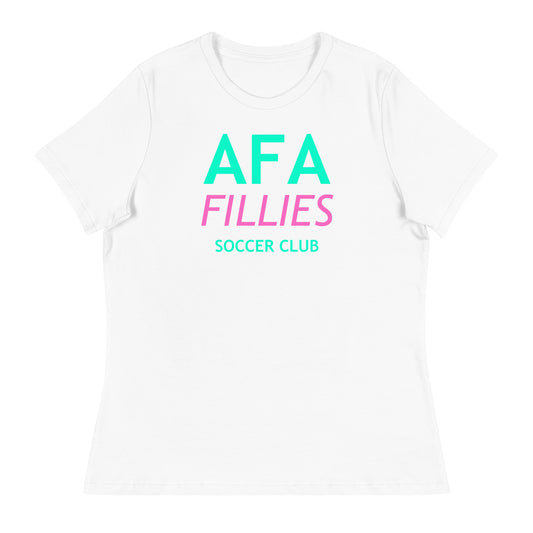 Light Green/Pink AFA Women's Relaxed T-Shirt