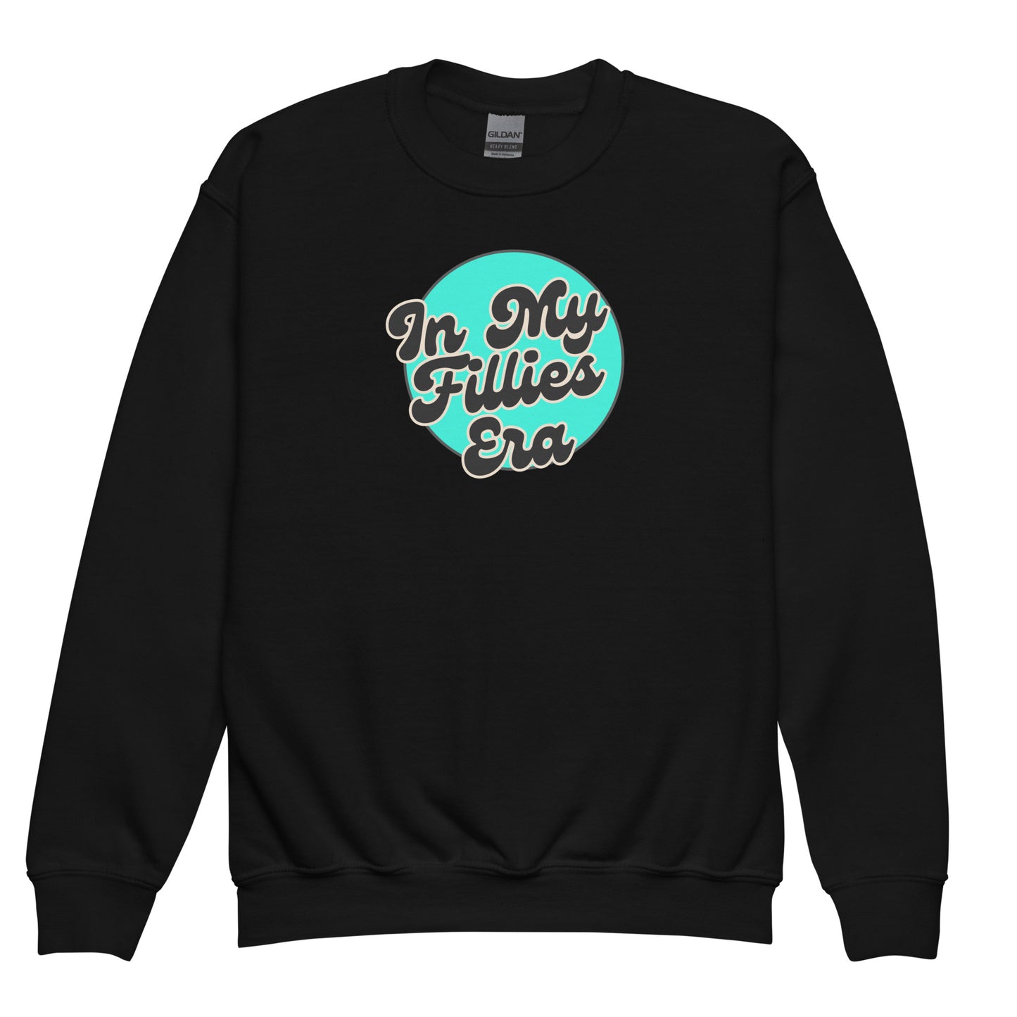 Light Green In My Fillies Era Youth crewneck sweatshirt